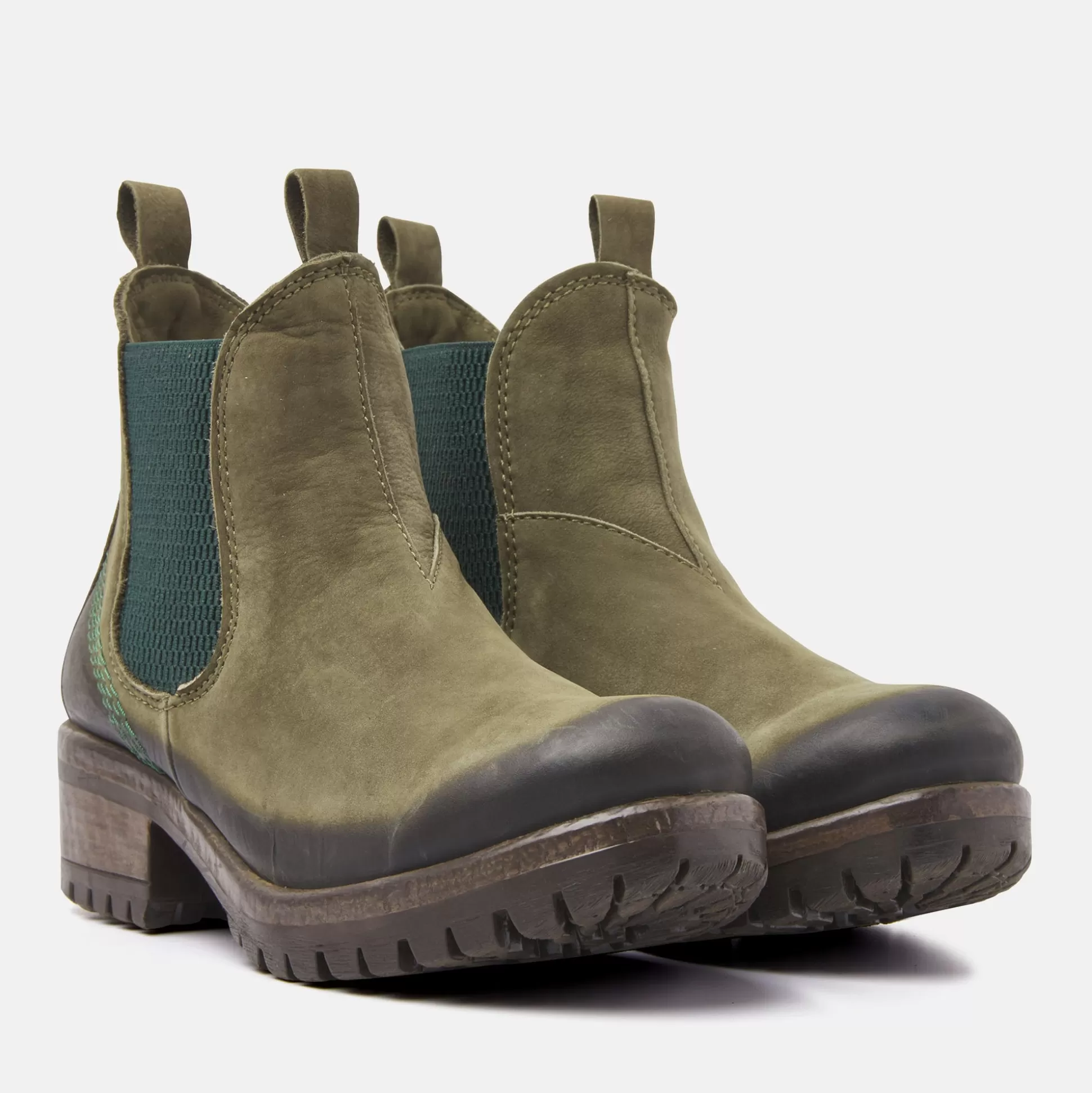 Frau Lazamani Chelsea-Boots Damen 68.001 Green