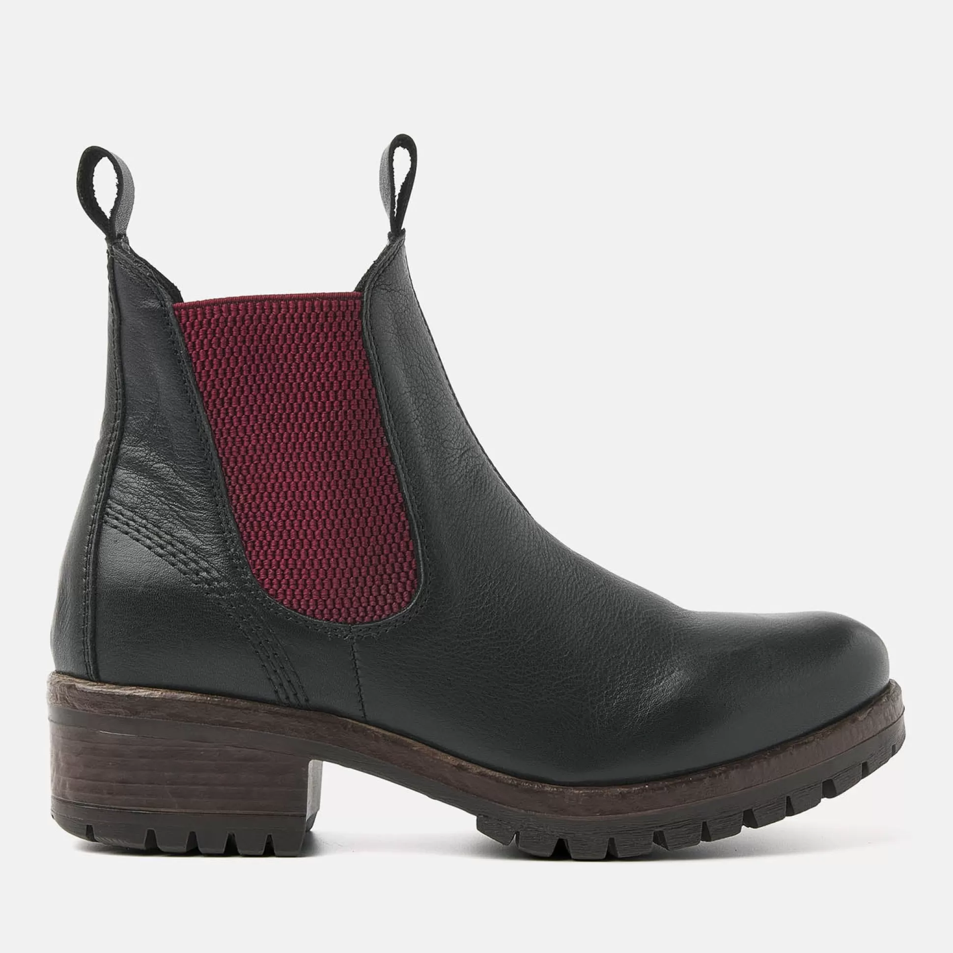 Frau Lazamani Chelsea-Boots Damen 68.002 Black-Red