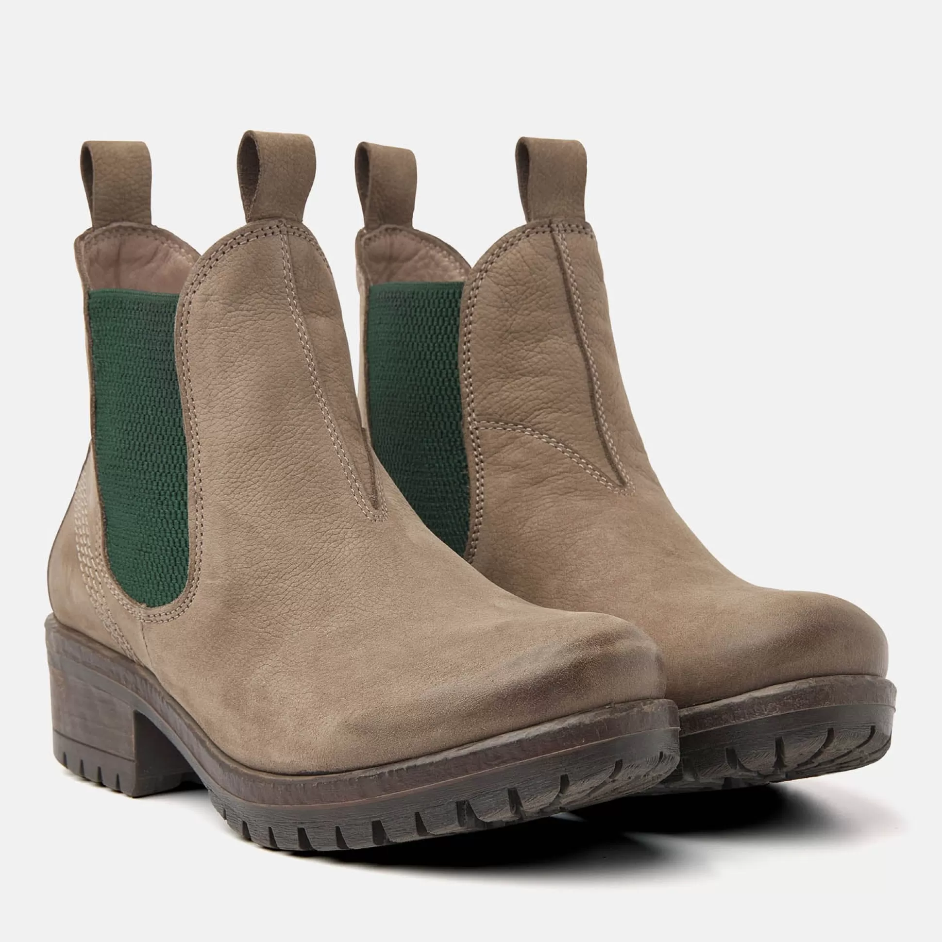 Frau Lazamani Chelsea-Boots Damen 68.002 Green