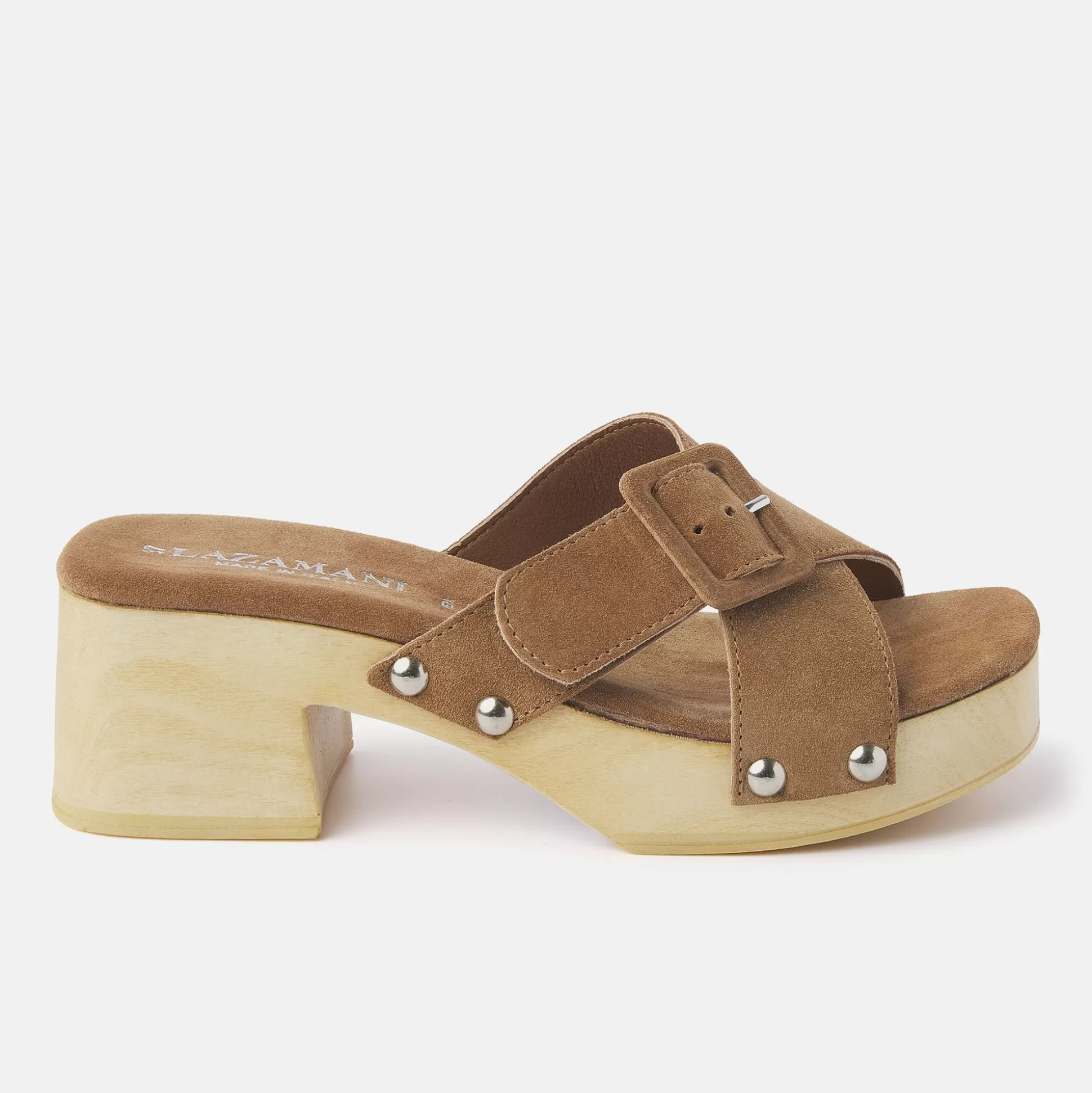 Frau Lazamani Damen Clogs 31.226 Cuoio