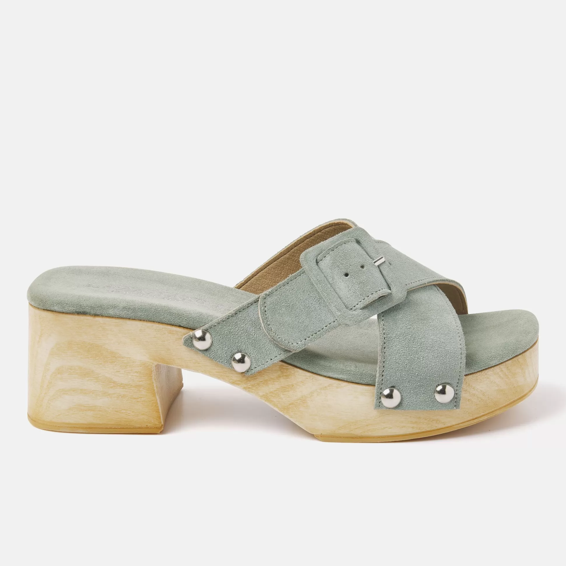 Frau Lazamani Damen Clogs 31.226 Salvia