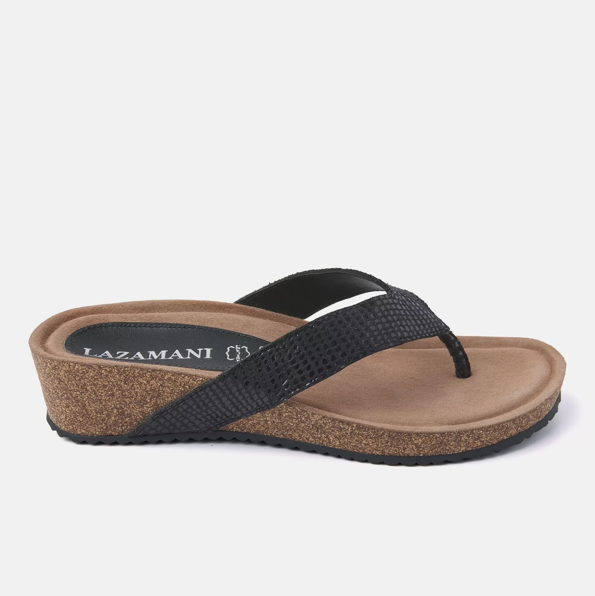 Frau Lazamani Damen Pantoletten 75.485 Black