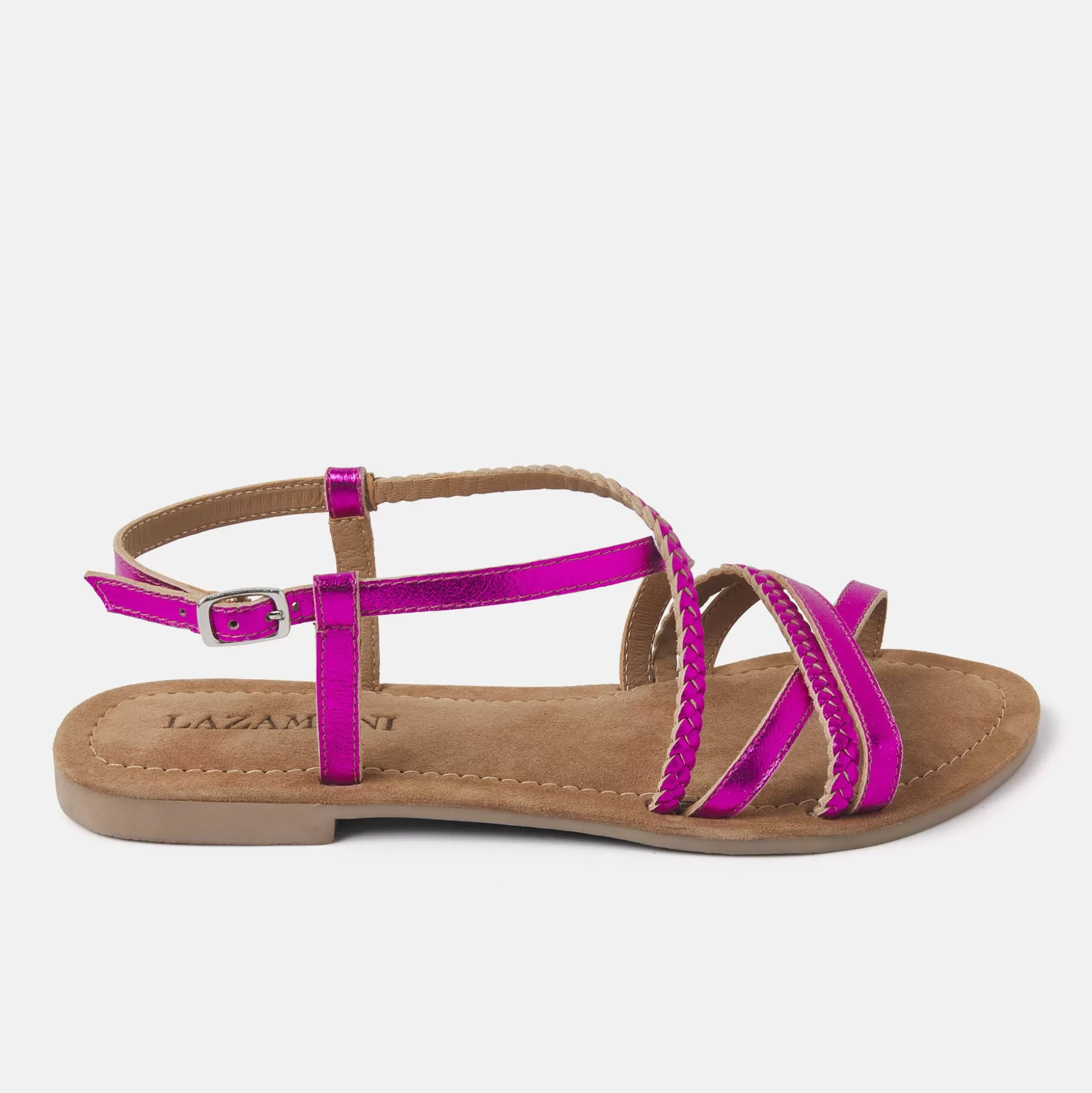 Frau Lazamani Damen Sandalen 33.523 Fuxia