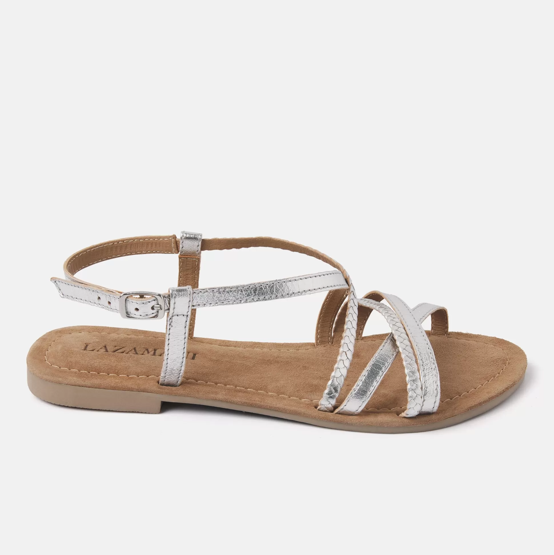 Frau Lazamani Damen Sandalen 33.523 Silver