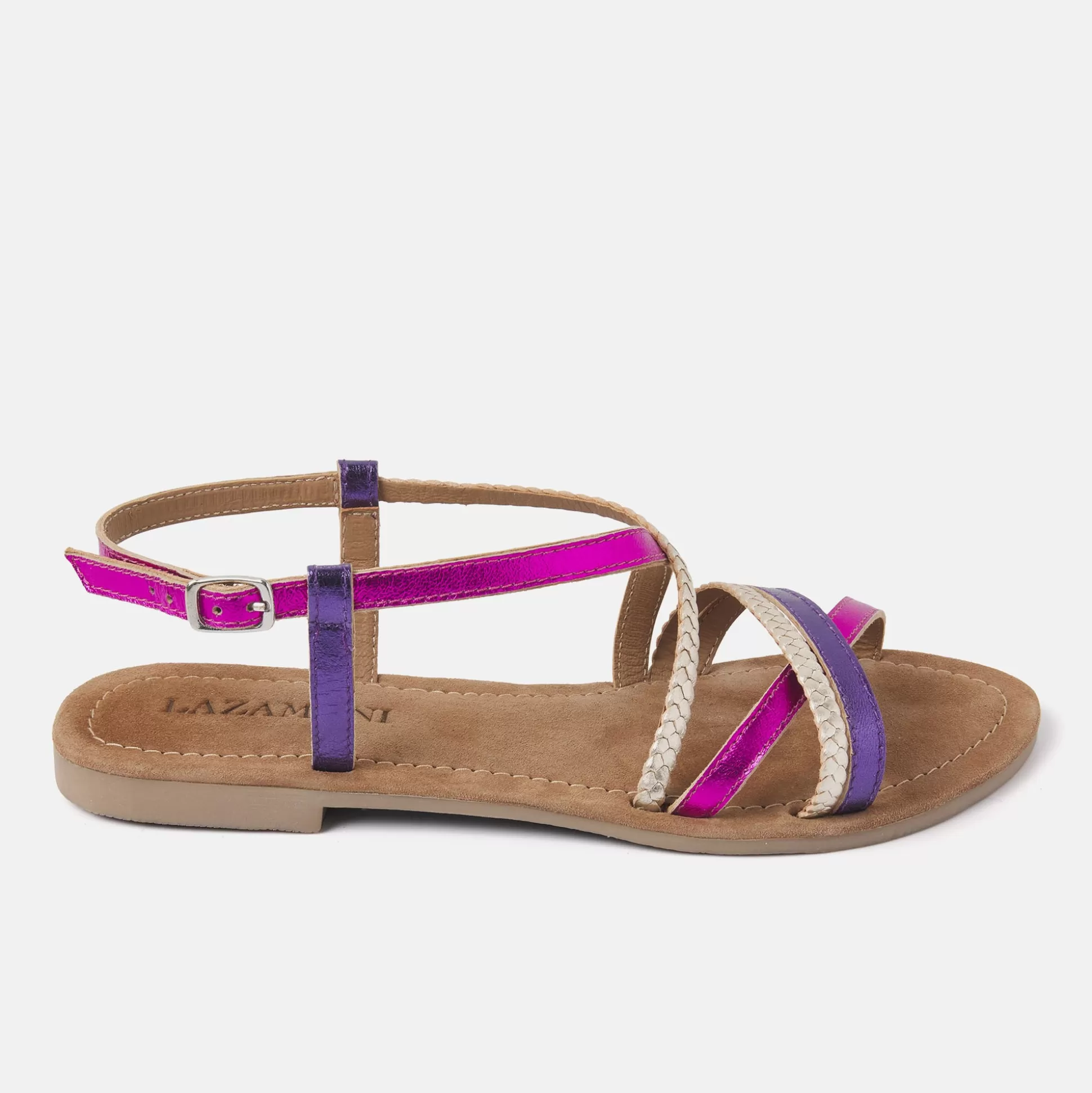 Frau Lazamani Damen Sandalen 33.524 Fuxia