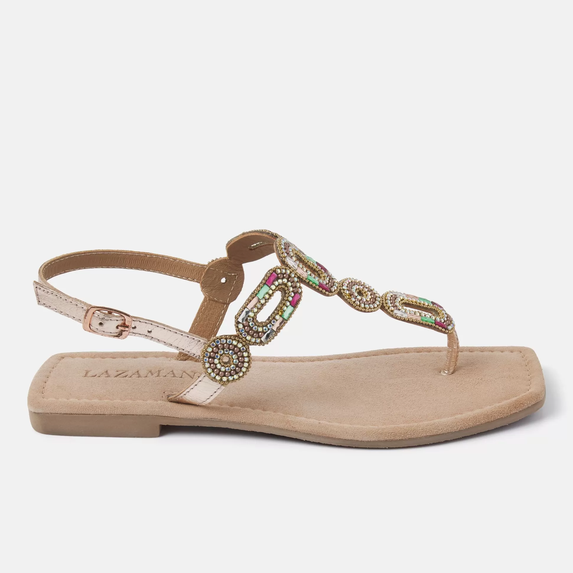 Frau Lazamani Damen Sandalen 33.540 Peach