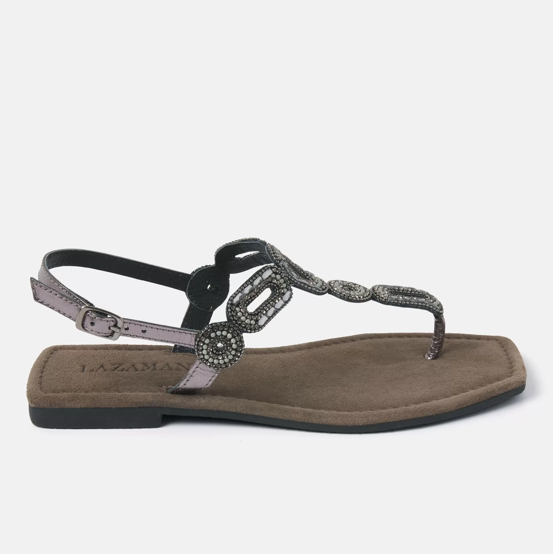 Frau Lazamani Damen Sandalen 33.540 Pewter