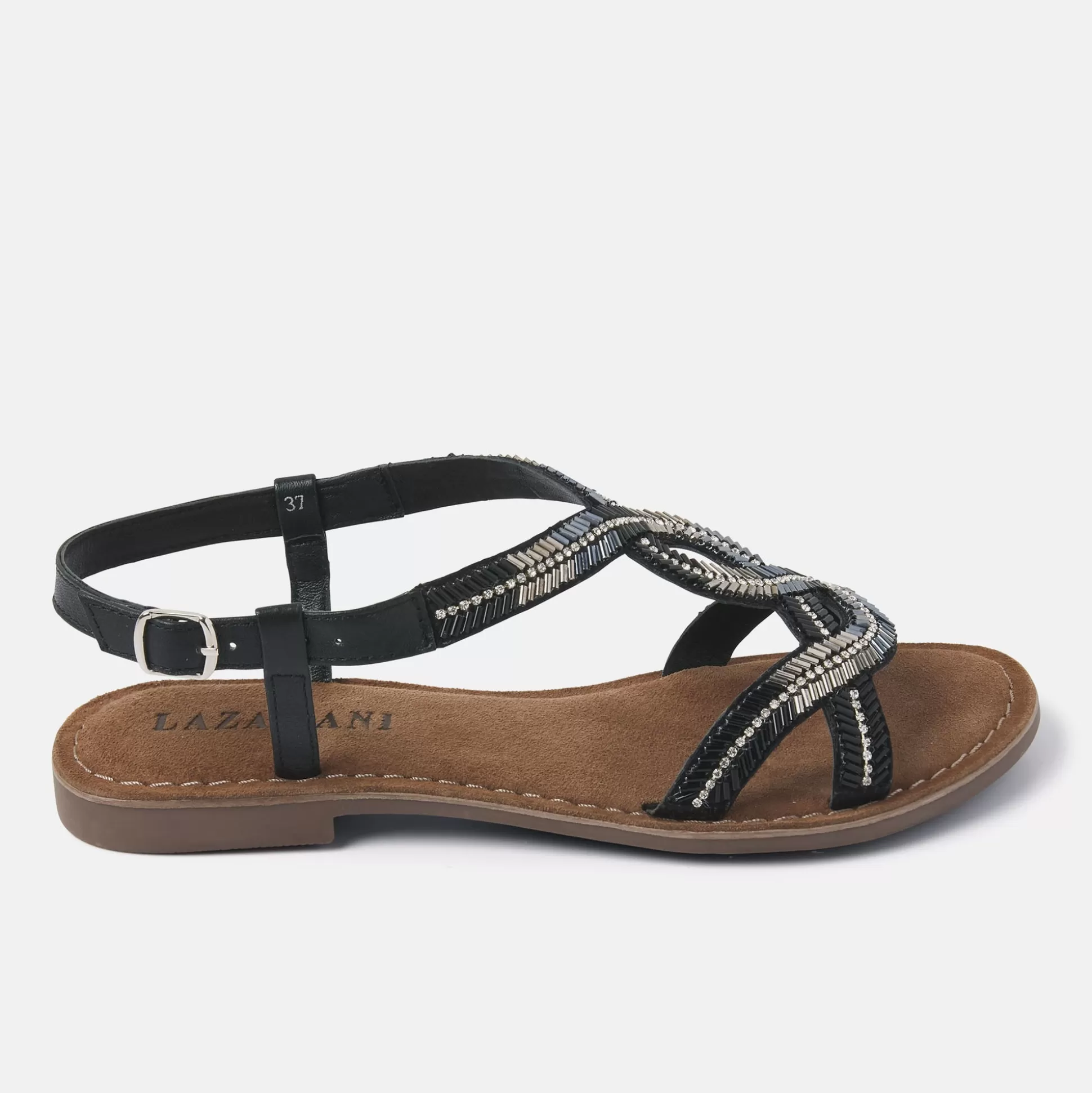 Frau Lazamani Damen Sandalen 75.290 Black