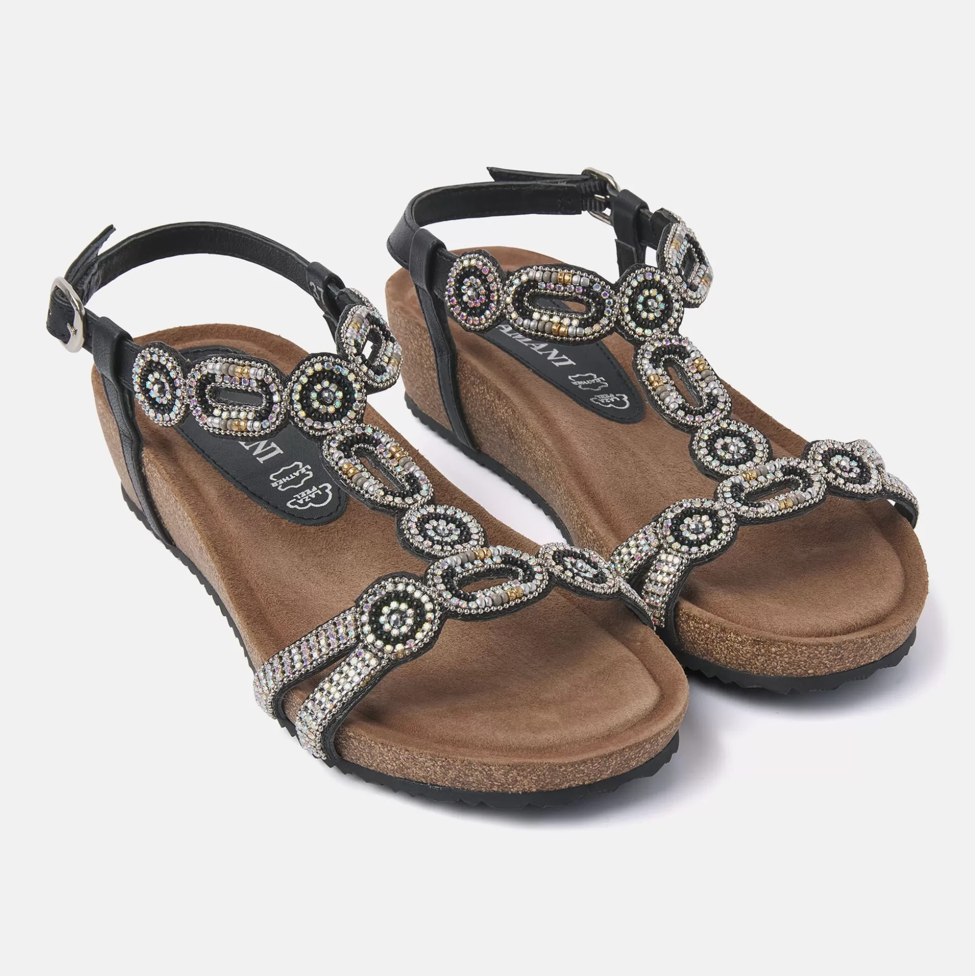 Frau Lazamani Damen Sandalen 75.354 Black