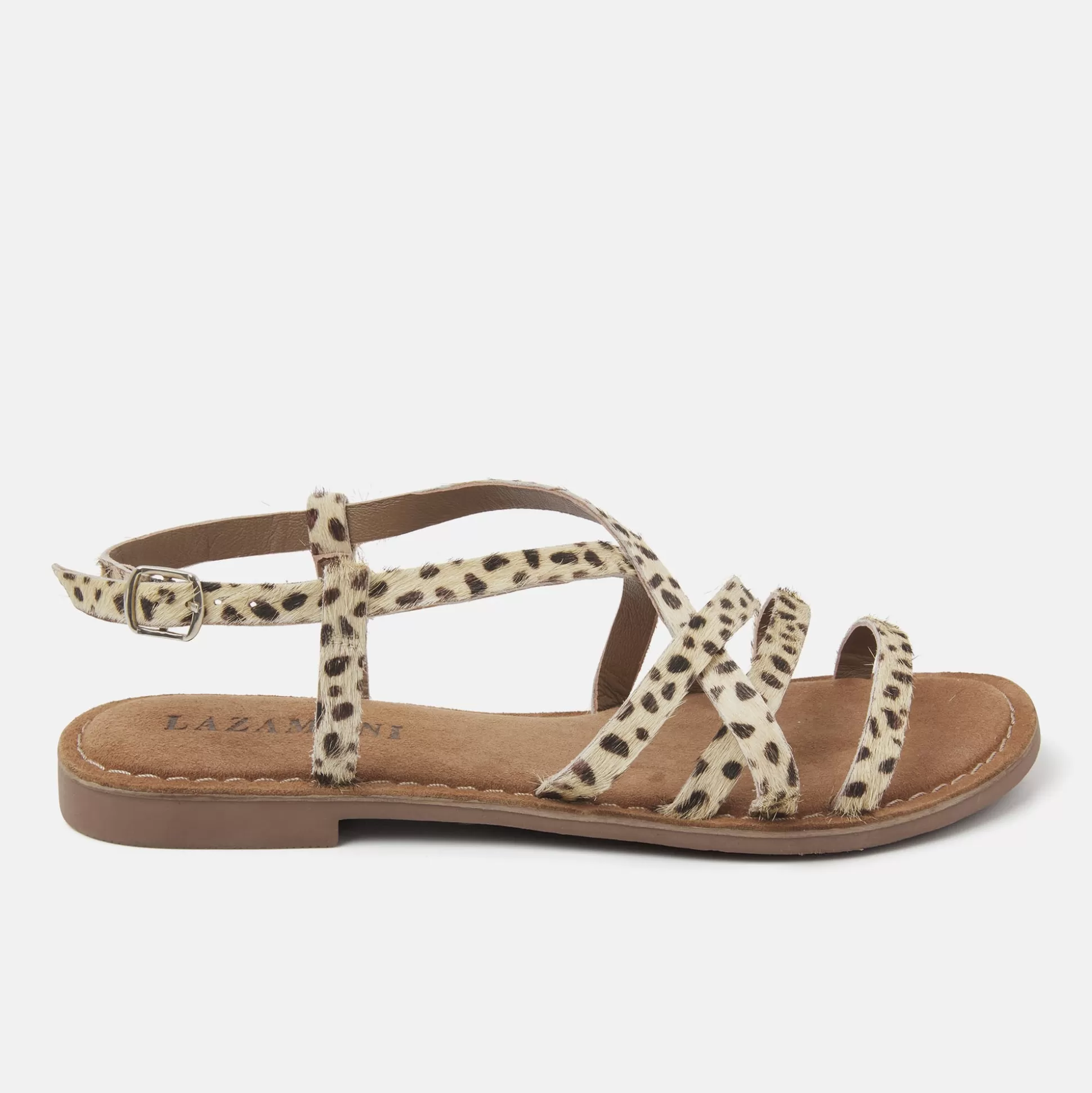 Frau Lazamani Damen Sandalen 75.529 Dalmatian