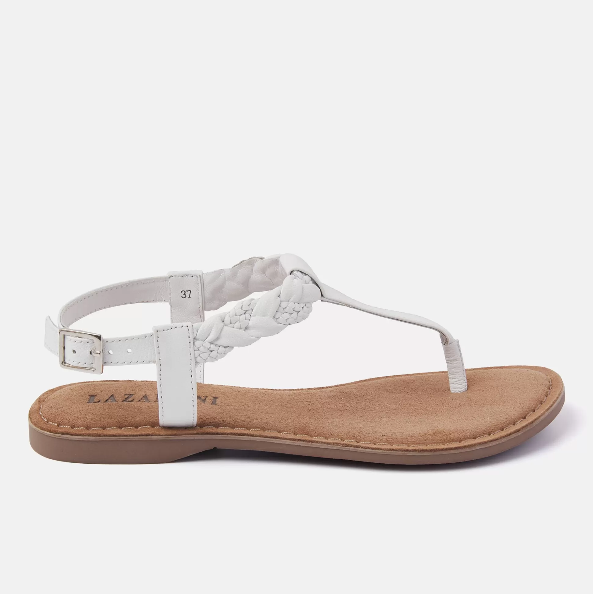 Frau Lazamani Damen Sandalen 75.834 White