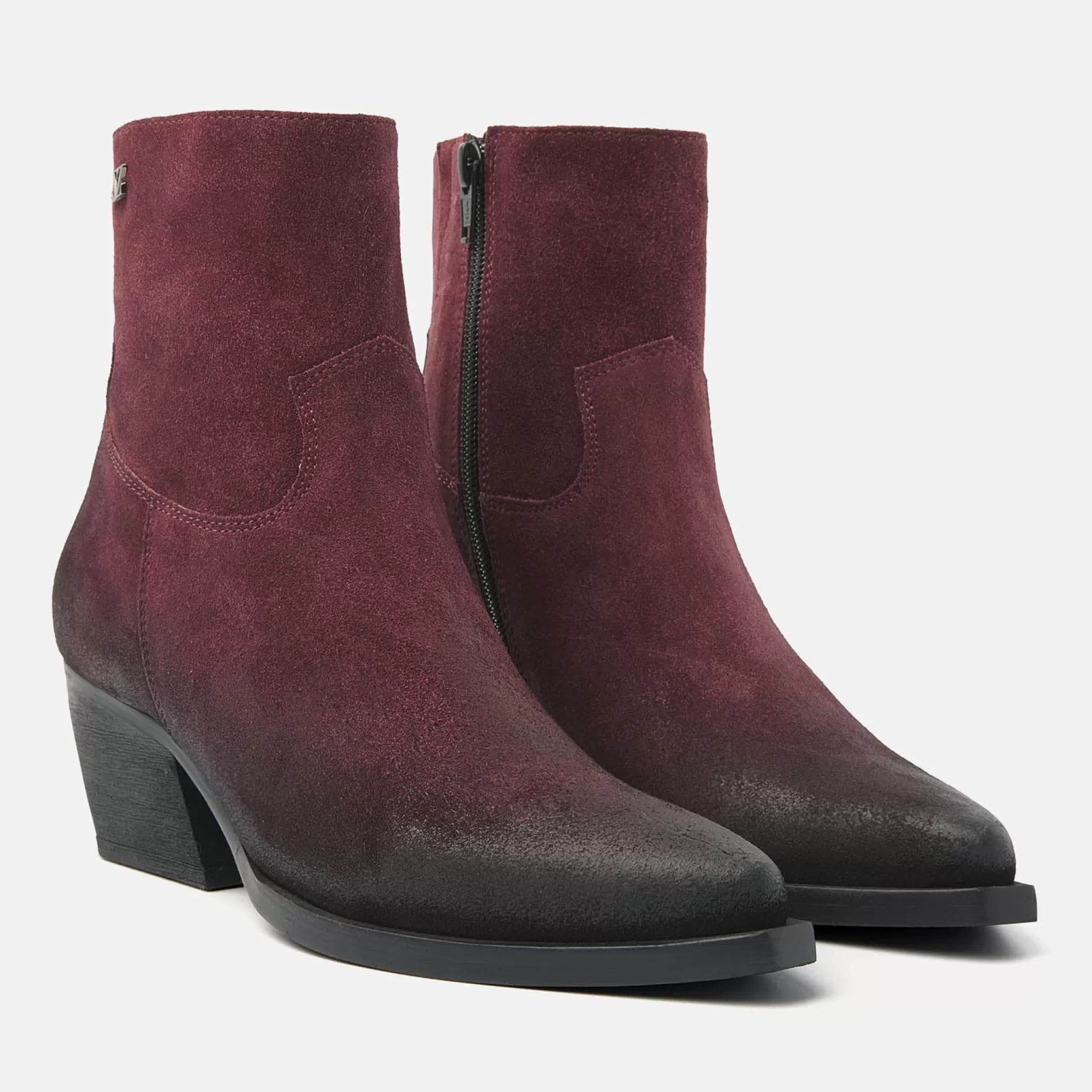 Frau Lazamani Damen-Stiefeletten 85.632 Bordo