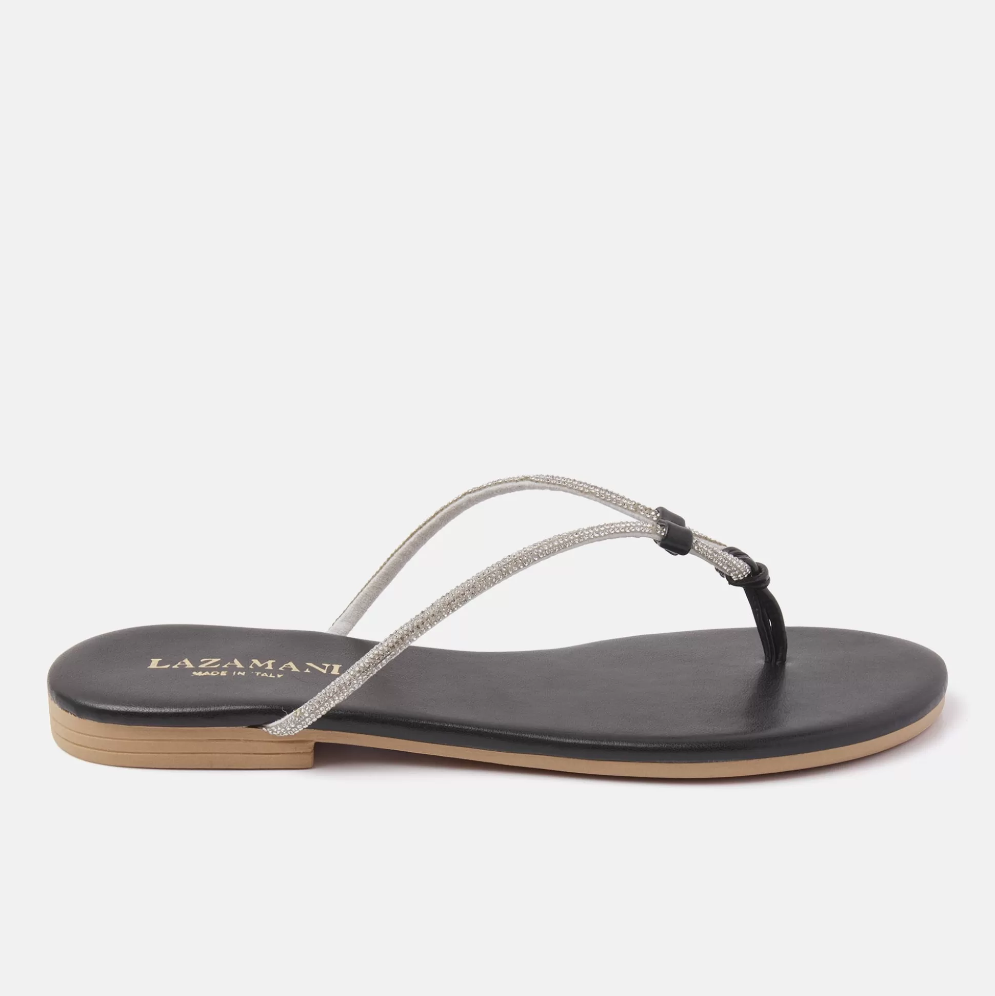 Frau Lazamani Dames Flip Flops 69.267 Nero